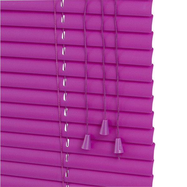 Persiana Horizontal PVC 25mm Color 160larg x 140alt Violeta - Pronta para instalar - 3