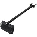 Ver imagem 6 de 08 Suportes Refletor Base Reta Braço 60 Cm 8 Cjts - Preto