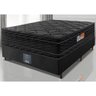 Cama Box Casal Colchão Ortofirm Black + Box 138x188x71 Double Face Espuma D33 Preto - 1