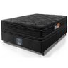Cama Box Casal Colchão Ortofirm Black + Box 138x188x71 Double Face Espuma D33 Preto - 5