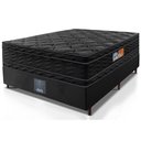 Ver imagem 5 de Cama Box Casal Colchão Ortofirm Black + Box 138x188x71 Double Face Espuma D33 Preto