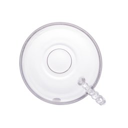 Conjunto 4 Xícaras Chá Cristal S/pires Pearl 180ml - Wolff - 4