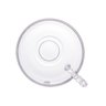 Conjunto 4 Xícaras Chá Cristal S/pires Pearl 180ml - Wolff - 4