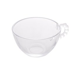 Conjunto 4 Xícaras Chá Cristal S/pires Pearl 180ml - Wolff - 1