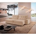 Ver imagem 1 de Sofá Lua Linho 02 Módulos 120 Cm B25cm Meu Sofá Online A226 Linho Bege