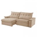 Ver imagem 6 de Sofá Lua Linho 02 Módulos 120 Cm B25cm Meu Sofá Online A226 Linho Bege
