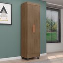 Ver imagem 3 de Armário Multiuso Lite Carvalho Oak 2 Portas 181cm Altura Área de Serviço Mdp