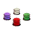 Ver imagem 1 de 4 Bases Espiral 4 Velas Coroa Advento Candelabro Cores 1