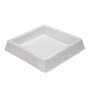 Ver imagem 1 de Prato para Vaso Quadrado Linha Splendor Cor Branco Tamanho 31x31cm Durín
