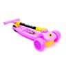 Patinete Infantil Rosa 3 Rodas Com Led E Freio Até 50Kg - Toymix - 2
