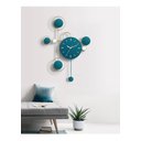 Ver imagem 6 de Relógio De Parede 3d Contemporâneo Nórdico Metal Verde 84x55