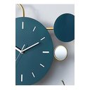 Ver imagem 5 de Relógio De Parede 3d Contemporâneo Nórdico Metal Verde 84x55