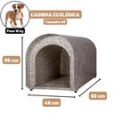 Ver imagem 7 de Casinha Madeira para Cachorro Cães N3 Ecológica Iglu Casa