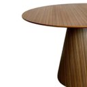 Ver imagem 3 de Mesa de Jantar Cone Redonda 120 Cm Base Madeira Pau Ferro Linn Design Decor