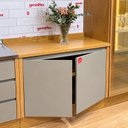 Ver imagem 7 de Balcão de Cozinha 80 cm Áurea 100% MDF Cinamomo/Fendi