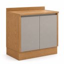Ver imagem 3 de Balcão de Cozinha 80 cm Áurea 100% MDF Cinamomo/Fendi
