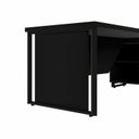 Ver mais imagens de Mesa Executiva com Armário Lateral e Caixa de Tomadas 3 Gavetas 180cm Corporate Preto