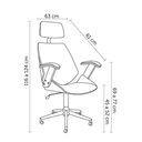 Ver imagem 5 de Cadeira Office Lisboa Madeira Natural Pu Branco - 75637