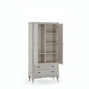 Ver imagem 1 de Roupeiro Hannover 2 Portas 2 Gavetas - 60818