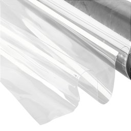 Kit 4 Toalhas de Mesa Quadrada 70x70 Plástico Transparente - 1