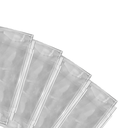 Ver mais imagens de Kit 4 Toalhas de Mesa Quadrada 70x70 Plástico Transparente