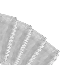 Kit 4 Toalhas de Mesa Quadrada 70x70 Plástico Transparente - 8