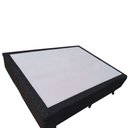 Ver imagem 2 de Base Box Casal NK Camas Poliéster Preto 40x138x188