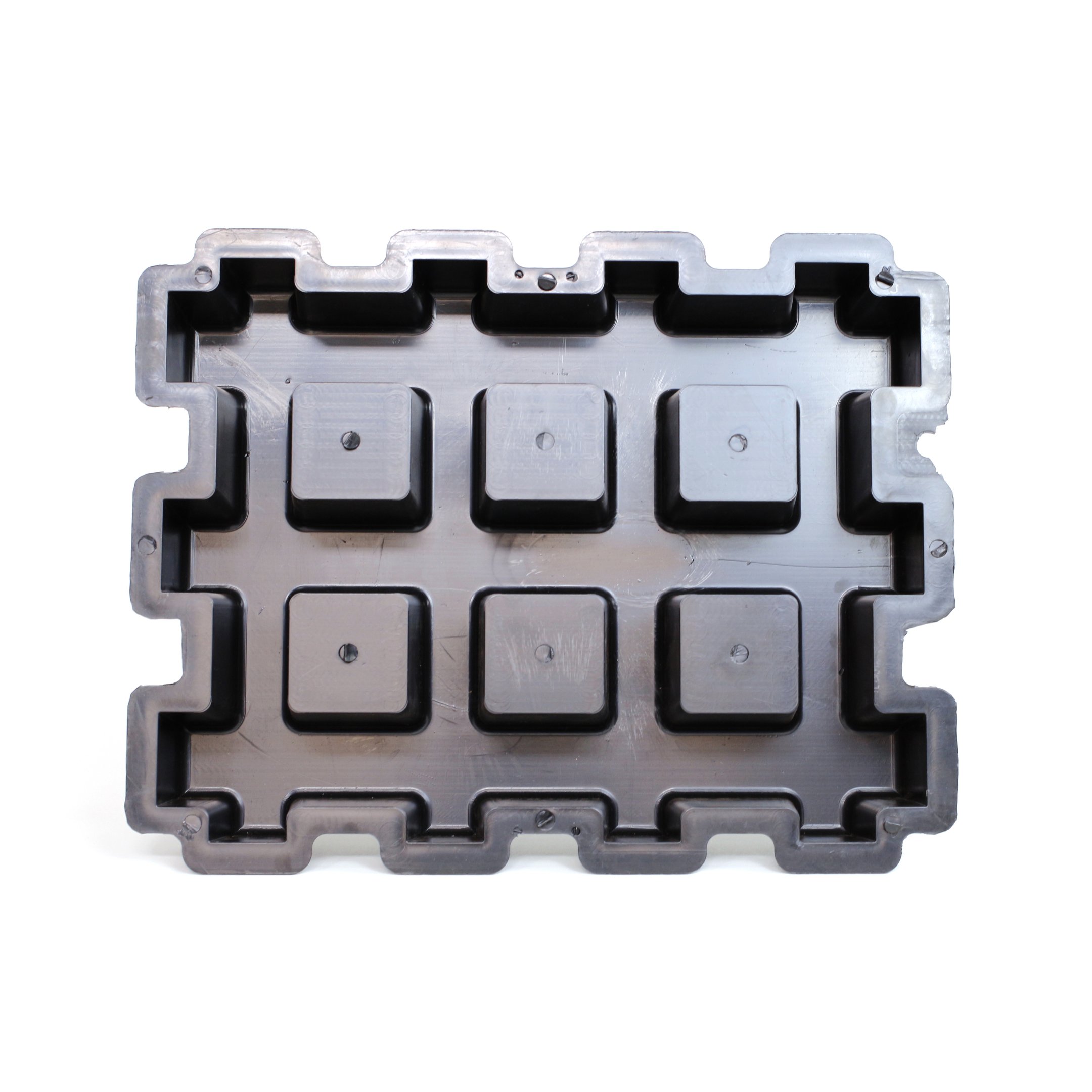 2 Formas Bloquete Piso Grama Concregrama Gme Formas 43x33x7 - 1