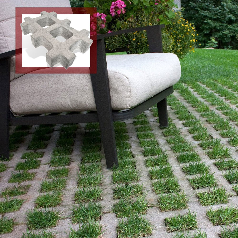 2 Formas Bloquete Piso Grama Concregrama Gme Formas 43x33x7 - 6