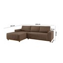 Ver imagem 6 de Sofá Boreal de 230cm B25 Chaise Lado Direito Meu Sofá Online B016 Veludo Marrom