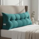 Ver imagem 2 de Almofada Decorativa Mel King 195cm Suede:azul-turquesa/liso