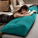 Ver imagem 5 de Almofada Decorativa Mel King 195cm Suede:azul-turquesa/liso
