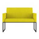 Ver imagem 7 de Kit Sofá 2 Lugares + 2 Poltronas para Recepção Sala Balaqui Cor:amarelo Amarelo