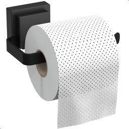 Kit Acessórios para Banheiro com Ventosa Preto 4 Peças Max - 5