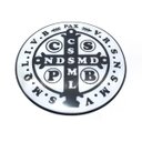 Ver imagem 2 de Adesivo Medalha de São Bento Branco Resinado Médio Fornecedor 6 F6-ct8-167-a