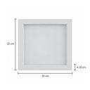 Ver imagem 3 de Painel Plafon LED Embutir Recuado Quadrado 18W Luz Neutra 120° Nordecor Kais 4192 ST3145