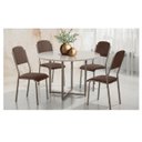 Ver imagem 1 de Mesa Jantar Redonda Romana Rubia 4 Cadeiras Dalia Dama