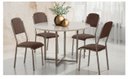 Ver imagem 1 de Mesa Jantar Redonda Romana Rubia 4 Cadeiras Dalia Dama