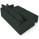 Ver imagem 7 de Sofá Cama Retrátil para Sala de Estar 234cm Una K01 Veludo Verde Musgo - Lyam Decor