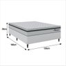 Cama Box com Colchão Casal Molas Ensacadas 138x188cm - Vianossa - 4