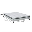 Ver imagem 5 de Cama Box com Colchão Casal Molas Ensacadas 138x188cm - Vianossa