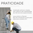 Ver imagem 6 de Painel Ripado Adesivo Flexivel Parede Decoraçao Sala Estar Casa Quanrto Clininca Consultorio Recepça