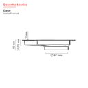Ver imagem 6 de Ralo Triangular Inox Vertex Inox Escovado 22 Cm