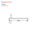 Ver imagem 4 de Ralo Triangular Inox Vertex Inox Escovado 22 Cm