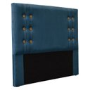 Ver imagem 2 de Cabeceira Queen 160cm Veludo Gênova Azul