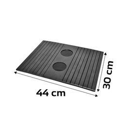 Bandeja Esteira para Braço de Sofá de Couro Marrom com Porta Controle - 5