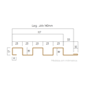 Ver imagem 4 de Painel Ripado Metálico Lystra Areia – Kit 5,90 M² | Infinity Wall - Kingspan Isoeste