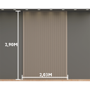 Ver imagem 3 de Painel Ripado Metálico Lystra Areia – Kit 5,90 M² | Infinity Wall - Kingspan Isoeste