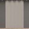 Painel Ripado Metálico Lystra, Cor Areia - Kit com 5,90m² Ec-kit Infinity Wall Lystra Areia/primer 1 - 8