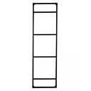 Ver imagem 1 de Escada Decorativa Retrô Industrial Preto 150x40 cm